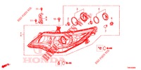 SCHEINWERFER  für Honda CIVIC TOURER 1.8 SE 5 Türen 6 gang-Schaltgetriebe 2017