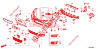 VORDERE STOSSFAENGER  für Honda CIVIC TOURER 1.8 SE 5 Türen 6 gang-Schaltgetriebe 2017