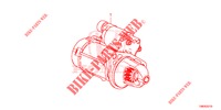 ANLASSER (DIESEL) (DENSO) für Honda CIVIC TOURER DIESEL 1.6 ES 5 Türen 6 gang-Schaltgetriebe 2014