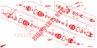 ANTRIEBSWELLE, VORNE/HALBWELLE (DIESEL) (1.6L) für Honda CIVIC TOURER DIESEL 1.6 ES 5 Türen 6 gang-Schaltgetriebe 2014