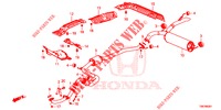 AUSPUFFROHR/SCHALLDAEMPFER (DIESEL) für Honda CIVIC TOURER DIESEL 1.6 ES 5 Türen 6 gang-Schaltgetriebe 2014