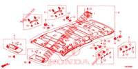 DACHVERKLEIDUNG  für Honda CIVIC TOURER DIESEL 1.6 ES 5 Türen 6 gang-Schaltgetriebe 2014