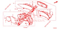 DREHZAHLMESSER  für Honda CIVIC TOURER DIESEL 1.6 ES 5 Türen 6 gang-Schaltgetriebe 2014