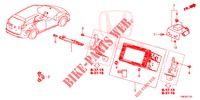EINBAUSATZ F. RNS2  für Honda CIVIC TOURER DIESEL 1.6 ES 5 Türen 6 gang-Schaltgetriebe 2014