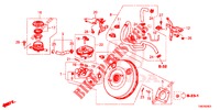 HAUPTBREMSZYLINDER/MASTER POWER (DIESEL) (RH) für Honda CIVIC TOURER DIESEL 1.6 ES 5 Türen 6 gang-Schaltgetriebe 2014