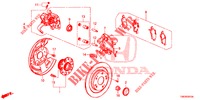 HINTERRAD BREMSTROMMEL  für Honda CIVIC TOURER DIESEL 1.6 ES 5 Türen 6 gang-Schaltgetriebe 2014