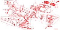 INSTRUMENT, ZIERSTUECK (COTE DE PASSAGER) (RH) für Honda CIVIC TOURER DIESEL 1.6 ES 5 Türen 6 gang-Schaltgetriebe 2014