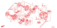 KLIMAANLAGE (COMPRESSEUR) (DIESEL) für Honda CIVIC TOURER DIESEL 1.6 ES 5 Türen 6 gang-Schaltgetriebe 2014