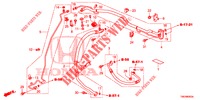 KLIMAANLAGE (FLEXIBLES/TUYAUX) (DIESEL) (RH) für Honda CIVIC TOURER DIESEL 1.6 ES 5 Türen 6 gang-Schaltgetriebe 2014