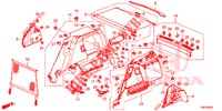 KOFFERRAUM SEITENVERKL.  für Honda CIVIC TOURER DIESEL 1.6 ES 5 Türen 6 gang-Schaltgetriebe 2014