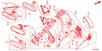 SPIEGEL/SCHIEBEDACH  für Honda CIVIC TOURER DIESEL 1.6 ES 5 Türen 6 gang-Schaltgetriebe 2014