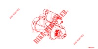 ANLASSER (DIESEL) (DENSO) für Honda CIVIC TOURER DIESEL 1.6 EXGT 5 Türen 6 gang-Schaltgetriebe 2014