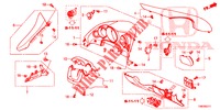 INSTRUMENT, ZIERSTUECK (COTE DE CONDUCTEUR) (RH) für Honda CIVIC TOURER DIESEL 1.6 EXGT 5 Türen 6 gang-Schaltgetriebe 2014