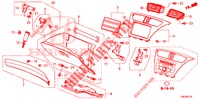 INSTRUMENT, ZIERSTUECK (COTE DE PASSAGER) (RH) für Honda CIVIC TOURER DIESEL 1.6 EXGT 5 Türen 6 gang-Schaltgetriebe 2014
