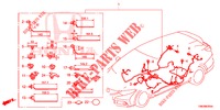 KABELBAUM (3) (RH) für Honda CIVIC TOURER DIESEL 1.6 EXGT 5 Türen 6 gang-Schaltgetriebe 2014