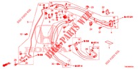 KLIMAANLAGE (FLEXIBLES/TUYAUX) (DIESEL) (RH) für Honda CIVIC TOURER DIESEL 1.6 EXGT 5 Türen 6 gang-Schaltgetriebe 2014