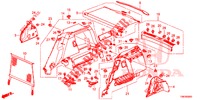 KOFFERRAUM SEITENVERKL.  für Honda CIVIC TOURER DIESEL 1.6 EXGT 5 Türen 6 gang-Schaltgetriebe 2014