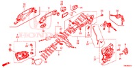 TUERSCHLOESSER, VORNE/AEUSSERER GRIFF  für Honda CIVIC TOURER DIESEL 1.6 EXGT 5 Türen 6 gang-Schaltgetriebe 2014