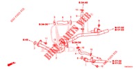 WASSERSCHLAUCH/HEIZUNGSSCHACHT (DIESEL) für Honda CIVIC TOURER DIESEL 1.6 EXGT 5 Türen 6 gang-Schaltgetriebe 2014