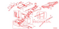 WERKZEUGE/WAGENHEBER  für Honda CIVIC TOURER DIESEL 1.6 EXGT 5 Türen 6 gang-Schaltgetriebe 2014