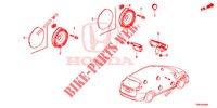 ANTENNE/LAUTSPRECHER  für Honda CIVIC TOURER DIESEL 1.6 LIFESTYLE 5 Türen 6 gang-Schaltgetriebe 2014