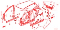 AUSSENBLECHE/TAFEL, HINTEN  für Honda CIVIC TOURER DIESEL 1.6 LIFESTYLE 5 Türen 6 gang-Schaltgetriebe 2014