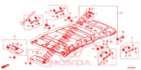 DACHVERKLEIDUNG  für Honda CIVIC TOURER DIESEL 1.6 LIFESTYLE 5 Türen 6 gang-Schaltgetriebe 2014