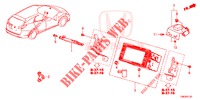 EINBAUSATZ F. RNS2  für Honda CIVIC TOURER DIESEL 1.6 LIFESTYLE 5 Türen 6 gang-Schaltgetriebe 2014