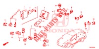 EINPARKSENSOR  für Honda CIVIC TOURER DIESEL 1.6 LIFESTYLE 5 Türen 6 gang-Schaltgetriebe 2014