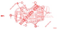 GUMMITUELLE (INFERIEUR) für Honda CIVIC TOURER DIESEL 1.6 LIFESTYLE 5 Türen 6 gang-Schaltgetriebe 2014