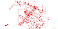 HECKKLAPPENVERKLEIDUNG/ TAFELVERKLEIDUNG, HINTEN(2D)  für Honda CIVIC TOURER DIESEL 1.6 LIFESTYLE 5 Türen 6 gang-Schaltgetriebe 2014