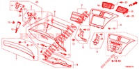 INSTRUMENT, ZIERSTUECK (COTE DE PASSAGER) (RH) für Honda CIVIC TOURER DIESEL 1.6 LIFESTYLE 5 Türen 6 gang-Schaltgetriebe 2014