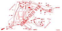 KLIMAANLAGE (FLEXIBLES/TUYAUX) (DIESEL) (RH) für Honda CIVIC TOURER DIESEL 1.6 LIFESTYLE 5 Türen 6 gang-Schaltgetriebe 2014