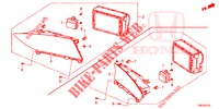 MITTLERES DISPLAY  für Honda CIVIC TOURER DIESEL 1.6 LIFESTYLE 5 Türen 6 gang-Schaltgetriebe 2014