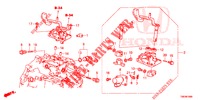 SCHALTHEBEL (DIESEL) für Honda CIVIC TOURER DIESEL 1.6 LIFESTYLE 5 Türen 6 gang-Schaltgetriebe 2014