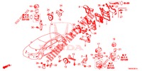 STEUERGERAT (COMPARTIMENT MOTEUR) (1) (DIESEL) für Honda CIVIC TOURER DIESEL 1.6 LIFESTYLE 5 Türen 6 gang-Schaltgetriebe 2014