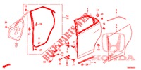 TUERBLECHE, HINTEN(4D)  für Honda CIVIC TOURER DIESEL 1.6 LIFESTYLE 5 Türen 6 gang-Schaltgetriebe 2014