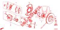 VORDERRADBREMSE  für Honda CIVIC TOURER DIESEL 1.6 LIFESTYLE 5 Türen 6 gang-Schaltgetriebe 2014