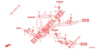 WASSERSCHLAUCH/HEIZUNGSSCHACHT (DIESEL) für Honda CIVIC TOURER DIESEL 1.6 LIFESTYLE 5 Türen 6 gang-Schaltgetriebe 2014
