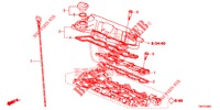 ZYLINDERKOPFDECKEL (DIESEL) für Honda CIVIC TOURER DIESEL 1.6 LIFESTYLE 5 Türen 6 gang-Schaltgetriebe 2014