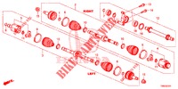 ANTRIEBSWELLE, VORNE/HALBWELLE (DIESEL) für Honda CIVIC TOURER DIESEL 1.6 ES 5 Türen 6 gang-Schaltgetriebe 2015