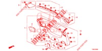 HECKKLAPPENVERKLEIDUNG/ TAFELVERKLEIDUNG, HINTEN(2D)  für Honda CIVIC TOURER DIESEL 1.6 ES 5 Türen 6 gang-Schaltgetriebe 2015