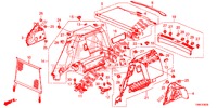 KOFFERRAUM SEITENVERKL.  für Honda CIVIC TOURER DIESEL 1.6 ES 5 Türen 6 gang-Schaltgetriebe 2015