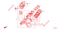LUFTANSAUGROHR (DIESEL) für Honda CIVIC TOURER DIESEL 1.6 ES 5 Türen 6 gang-Schaltgetriebe 2015