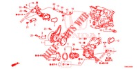 WASSERPUMPE/THERMOSTAT (DIESEL) für Honda CIVIC TOURER DIESEL 1.6 ES 5 Türen 6 gang-Schaltgetriebe 2015