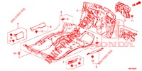 BODENMATTE/ISOLATOR  für Honda CIVIC TOURER DIESEL 1.6 EX 5 Türen 6 gang-Schaltgetriebe 2015