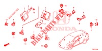 EINPARKSENSOR  für Honda CIVIC TOURER DIESEL 1.6 EX 5 Türen 6 gang-Schaltgetriebe 2015