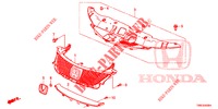 GRILL, VORNE/ZIERLEISTE  für Honda CIVIC TOURER DIESEL 1.6 EX 5 Türen 6 gang-Schaltgetriebe 2015