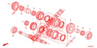 HAUPTWELLE (DIESEL) für Honda CIVIC TOURER DIESEL 1.6 EX 5 Türen 6 gang-Schaltgetriebe 2015