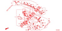 HECKKLAPPENVERKLEIDUNG/ TAFELVERKLEIDUNG, HINTEN(2D)  für Honda CIVIC TOURER DIESEL 1.6 EX 5 Türen 6 gang-Schaltgetriebe 2015